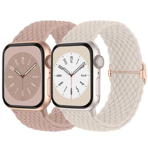 Braided Solo Loop Compatible with Apple Watch Band 38mm 40mm 41mm Women Men, ... - Picture 1 of 7