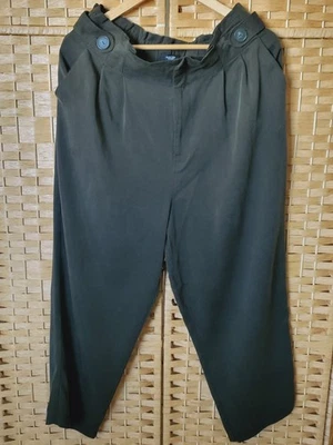 Pantalón Simply Vera Vera Wang 100% Tencel Verde Oliva Talla L En Buen Estado Foto 1 de 4