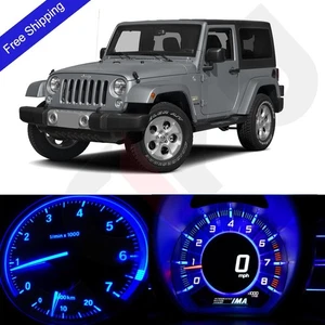 Blue LED Dash Instrument Speedometer Lighting Kit Fits 1997-2006 Jeep Wrangler - Picture 1 of 9