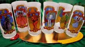 1989 Coca-Cola Wizard of Oz 50th Anniversary Collector Glasses (6-Character Set) - Bild 1 von 2