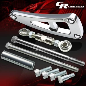 POLISHED ALUMINUM ALTERNATOR BRACKET FOR GEN 2 CHEVY BBC LONG WATER PUMP SWP - Picture 1 of 4