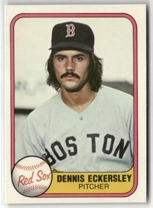 1981 FLEER #226 DENNIS ECKERSLEY BOSTON RED SOX - Picture 1 of 2