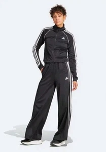 adidas Black Sportswear Teamsport Tracksuit 2 PC Set Wide Leg2XL New W Tags - Picture 1 of 16