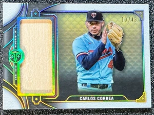 Carlos Correa 2022 Topps Triple Threads #SJR1-CC2 Single Jumbo Relic /48 (MEM) - Picture 1 of 2
