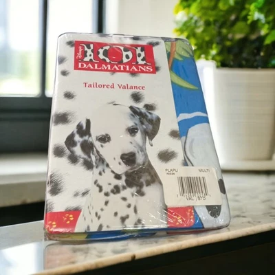 Vintage 101 Dalmatians Tailored Valance New in package Playful Pups - Image 1 of 4