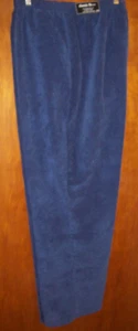Pantaloni donna Alfred Dunner classici in velluto a coste - lunghezza media - blu zaffiro 20W - Foto 1 di 2