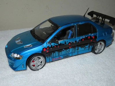 JUNKER RESTORATION PROJECT DIORAMA CAR 2002 MITSUBISH LANCER EVOLUTION ERTL 1:18 Foto 1 de 4