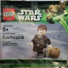LEGO Star Wars Han Solo (Hoth) Minifigure Polybag 5001621 5 Pieces