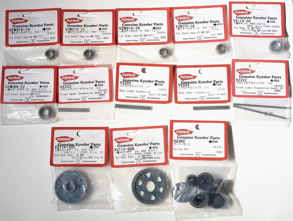 13- Piezas Kyosho Surtidas, Nuevas en Bolsa Foto 1 de 1