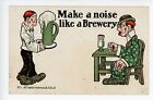 ?Make a Noise Like a Brewery? Antique BEER Humor Comic UDB ca. 1909 