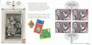 BBC Booklet Blue Peter GB 22Ct GOLD Benham FDC London W1 1997 489/500 (135949) - Picture 1 of 2