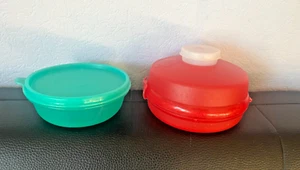 Tupperware 1 x Salat Box 4440A to go inkl. Dressing Box + 1 kleine Frischebox - Bild 1 von 4