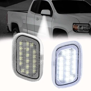 2PC LED Tow Side Mirror Puddle Lights 17-22 For F-150 F250 F350 F450 Super Duty - Picture 1 of 4