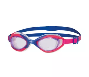 ZOGGS SONIC AIR 2 JUNIOR GOGGLES - 6-14 YRS - Blue/Pink - Tinted Purple Lens - Picture 1 of 2