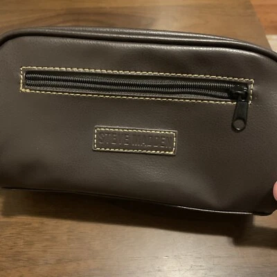 Steve Madden - Men's Toiletry Bag Travel Brown, Zip, Synthetic Leather - Image 1 of 4