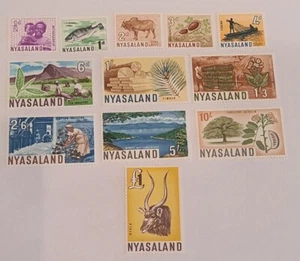 Nyasaland Stamps 1963 SCOTT 123 134 MNH a18p1 - Picture 1 of 5