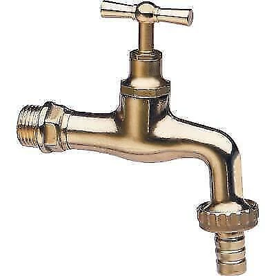 RUBINETTO A VITE 355 ITAP OTTONE LUCIDO 3/4M + PORTAGOMMA 1" PZ 1 - Immagine 1 di 1