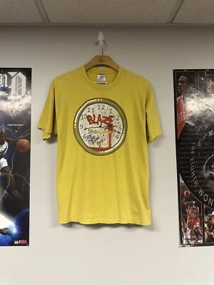 SIGNED YELLOW CLOCK Blaze Ya Dead Homie Shirt twiztid mne icp insane clown posse - Image 1 of 4