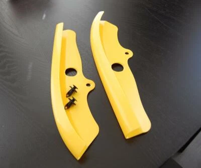 2019-2021 道奇挑战者 R/T 黄色前保险杠空气偏转器分离器盖 — 第 1/4 张图片