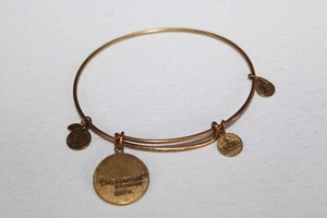 ALEX & ANI Bangle Bracelet Charms Letter K Made with Love - Picture 1 of 4