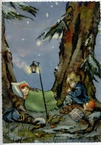 Complete set of 6 vintage cards Childrens Xmas PC Circa 1940 ITALY 31 - Picture 1 of 6