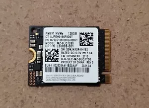 L86898-001 M11040-005 MZ-9LQ1280 22-AA0022 HP SSD 128GB CHROMEBOOK PM991 - Picture 1 of 1
