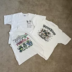 Reseller Vintage Bundle Lot (3) Tees T Shirt Mens XL Tech Music 90s Beer Y2K GUC - Picture 1 of 16