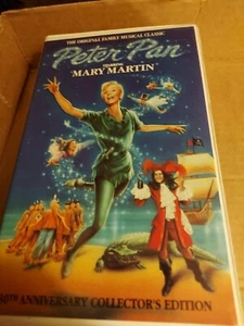 Peter Pan (VHS, 1990) 30th Anniversary Edition Mary Martin - Picture 1 of 2