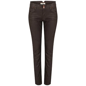 Mujeres Sexy Informal Pantalones de mezclilla Ajustados Elastizados Cintura Alta Pantalones de mezclilla Look Humedecido - Imagen 1 de 7