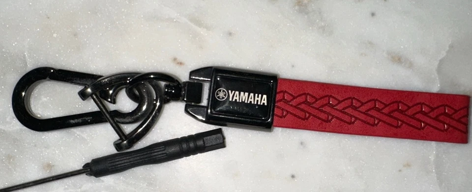 Genuine Leather Yamaha Keychain  - Image 1 of 1