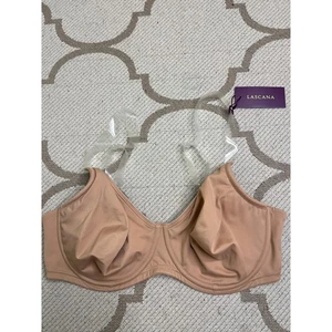 Lascana underwire clear straps bra, size 38D, NWT  - Picture 1 of 8