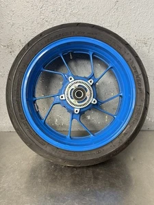 2023-2025 Suzuki Gsx-8s Gsx800r Rear RIM Wheel Clean BLUE STRAIGHT - Picture 1 of 11