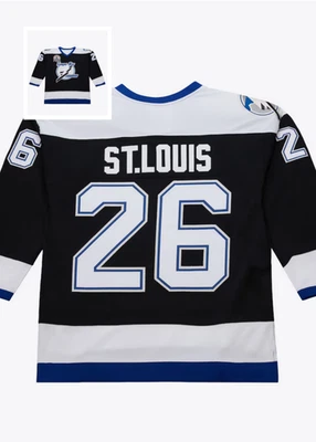 Camiseta deportiva para hombre #26 St. Louis 2003-04 negra Power Play Play Play Player todo cosido S-6XL Foto 1 de 4