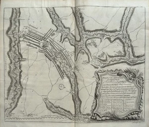 1706 Battle of Ramillies, Flanders War of The Spanish Succession Battle Plan - Picture 1 of 5