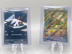 Wimpod 191/182 Sv04 Paradox Rift Holo Larvesta 196/191 Sv08 Surging Sparks CLEAN - Picture 1 of 4