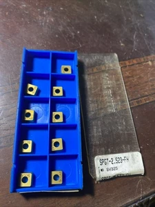 Qty.9 VALENITE Carbide Inserts SPGT-2.523-FH SV325 (E17) - Picture 1 of 3