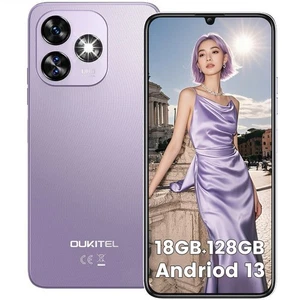 OUKITEL C51 4G Smartphone 18GB+128GB 5150mAh Dual SIM 8,9 mm ultradünnes GPS NFC - Bild 1 von 8