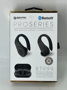 Sentry "Proseries" True Wireless Earbuds w/built In Mic (BT999) Xtra EarPads - Picture 1 of 3