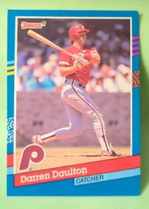 1991 Donruss - Darren Daulton #316 - Philadelphia Phillies  - Picture 1 of 2