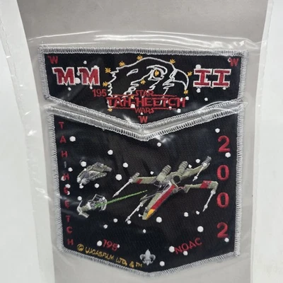 2002 BSA Boy Scout OA NOAC Star Wars Patch Set Sequoia TAH-HEETCH 195 Lucasfilm - Image 1 of 3