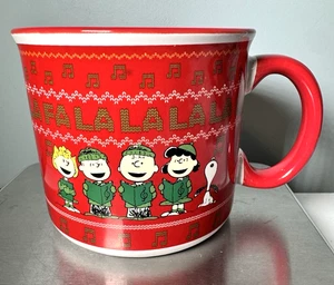 Peanuts Weihnachten "Falalala" Kaffee Tee Becher Tasse 20 Unzen Charlie Brown Snoopy - Bild 1 von 6