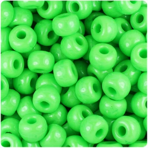 BeadTin Opaque 11mm Large Barrel Pony Beads (250pcs) - Picture 1 of 23