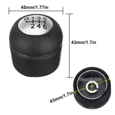 For Alfa Romeo 159 Brera Spider 05 Gear Shifter Stick Lever Knob Manual 6 Speed - Image 1 of 4