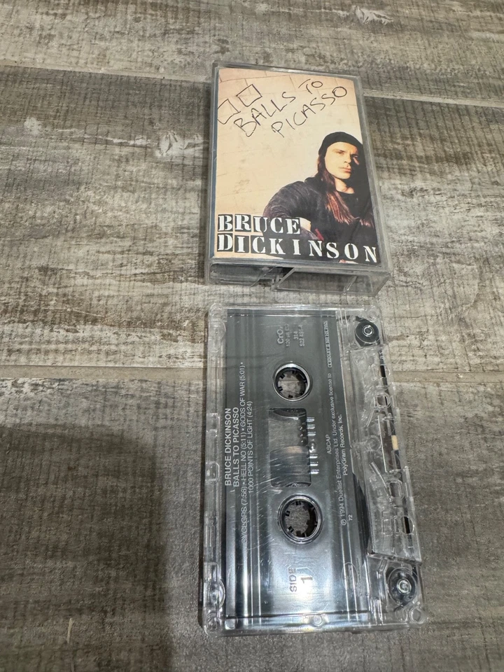 Bruce Dickinson   Balls To Picasso  Audio  Cassette Tape  Foto 1 de 1