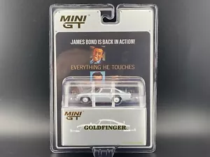Mini GT Aston Martin DB5 James Bond 007 Goldfinger English Packaging #900 1/64 - Picture 1 of 7