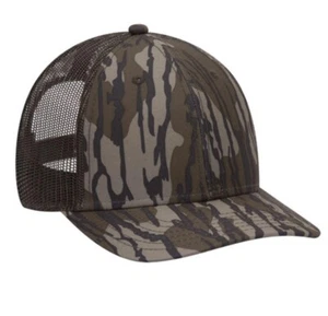 OTTO CAP MOSSY OAK SNAPBACK CAMO CAMOUFLAGE 6 PANEL TRUCKER LOW PROFILE MO1146 - Picture 1 of 2