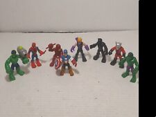 Playskool Marvel Superhero Squad Lot Of 8 Antman Daredevil Hawkeye Spiderman