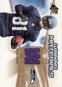 A2087- 2006 SPx Winning Materials #WMVNB Nate Burleson Jersey Vikings NM-MT - Picture 1 of 2