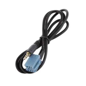 Blaupunkt car radio stereo AUX input cable 3.5mm jack lead MP3 adaptor iPhone - Picture 1 of 3