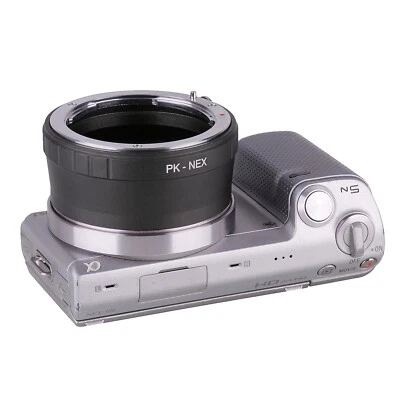Pentax K PK Lens to Sony NEX E Mount Adapter Ring NEX7 NEX5N NEX5C NEXC3 VG-10 - Image 1 of 4